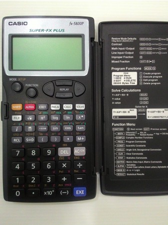 เครื่องคิดเลข CASIO FX-5800P