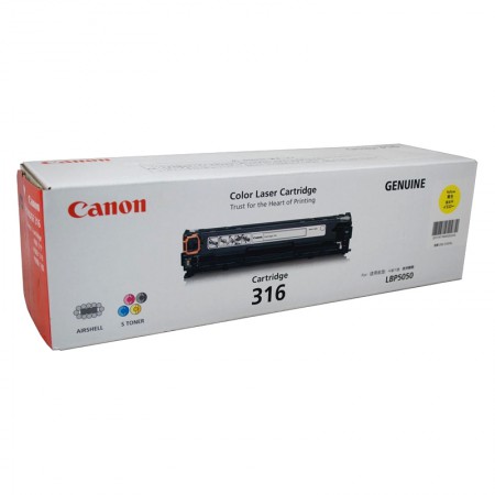 ตลับหมึกเลเซอร์ CANON 316Y