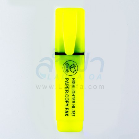 ปากกาเน้นข้อความ HL757 สีเหลือง HHC 