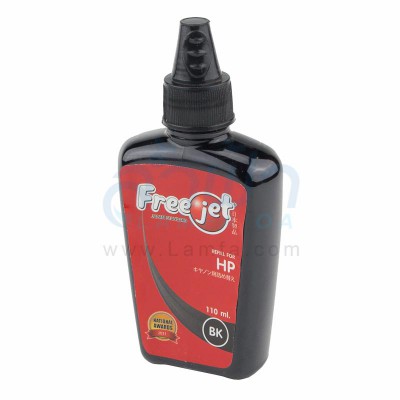 หมึกเติมเครื่องพิมพ์ FREEJET สำหรับเครื่องพิมพ์อิงค์เจ็ต HP (Black)