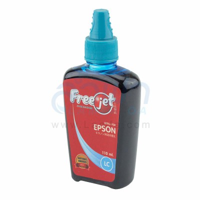 หมึกเติมเครื่องพิมพ์ FREEJET สำหรับเครื่องพิมพ์อิงค์เจ็ต Epson (Light Cyan)