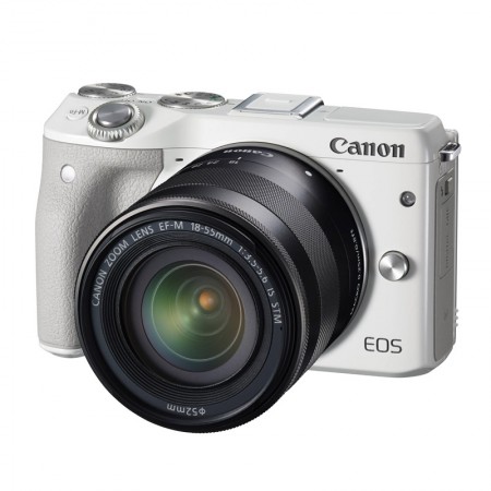 กล้องถ่ายรูป Canon EOSM3+EFM15-45IS STM (white)