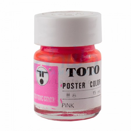 สีโปสเตอร์ 1/2 OZ สีชมพู TOTO