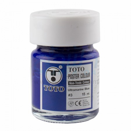 สีโปสเตอร์ 1/2 OZ สีน้ำเงิน TOTO 