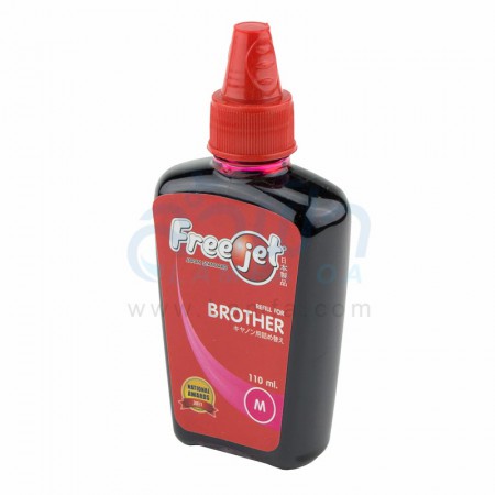 หมึกเติมเครื่องพิมพ์ FREEJET สำหรับเครื่องพิมพ์อิงค์เจ็ต Brother (Magenta)