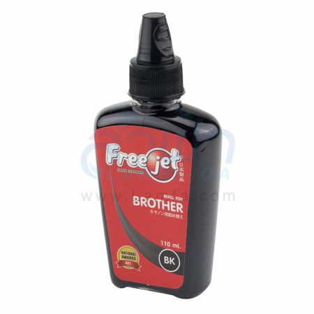 หมึกเติมเครื่องพิมพ์ FREEJET สำหรับเครื่องพิมพ์อิงค์เจ็ต Brother (Black)