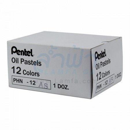 (แพ็ค 12 กล่อง) สีชอล์ก 12 สี PHN-12 Pentel