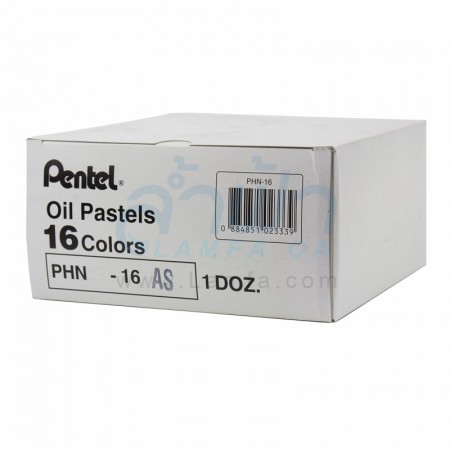 (แพ็ค 12 กล่อง) สีชอล์ก 16 สี PHN-16 Pentel