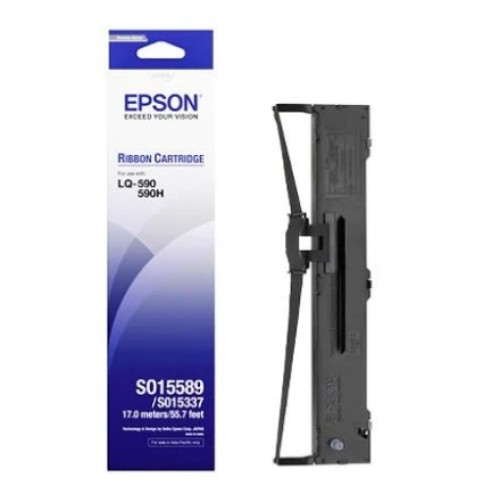 ตลับผ้าหมึก Epson LQ-590 ,LQ-590H ,LQ-590II (S015589/S015337)