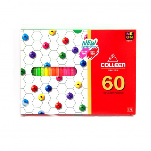 สีไม้ยาว 60 สี คอลลีน