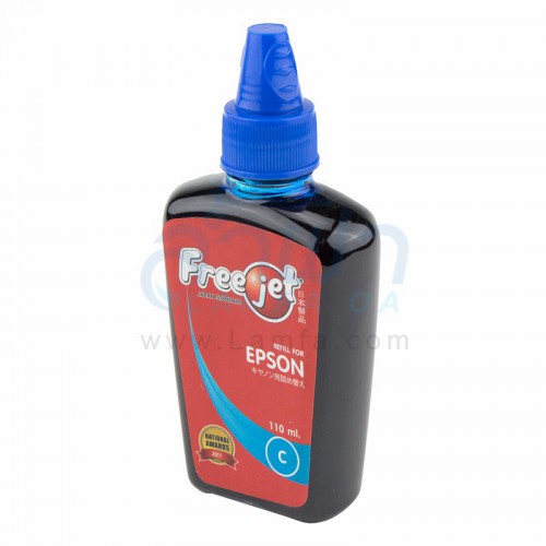 หมึกเติมเครื่องพิมพ์ FREEJET สำหรับเครื่องพิมพ์อิงค์เจ็ต Epson (Cyan)