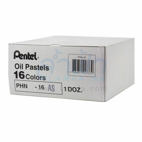 (แพ็ค 12 กล่อง) สีชอล์ก 16 สี PHN-16 Pentel