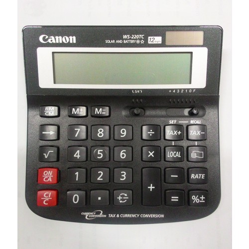 เครื่องคิดเลข CANON WS-220TC