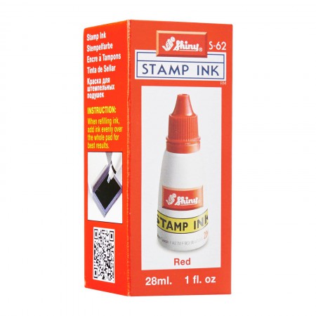 Stamp Pad Ink หมึกเติมตรายางในตัว 28 มล. แดง