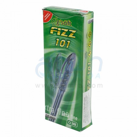 (แพ็ค 12 ด้าม) ปากกาลูกลื่น 0.38 แดง G SOFT FIZZ101
