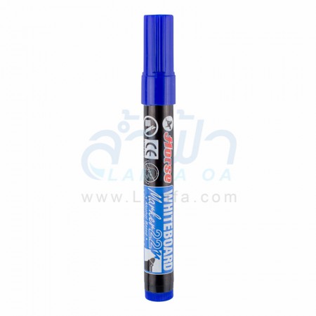 ปากกาไวท์บอร์ด 22 นิ้ว สีน้ำเงิน ตราม้า