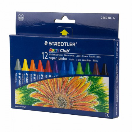 สีเทียน 12 สี ซุปเปอร์จัมโบ้ 2260NC12 STAEDTLER 