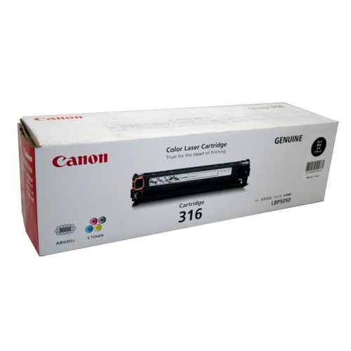 ตลับหมึกเลเซอร์ CANON 316BK