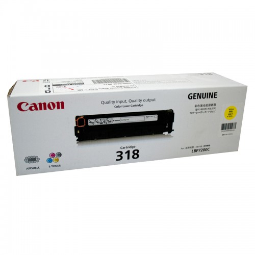 ตลับหมึกเลเซอร์ CANON 318Y