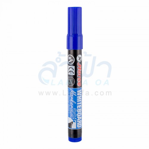 ปากกาไวท์บอร์ด 22 นิ้ว สีน้ำเงิน ตราม้า