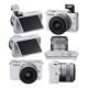 กล้องถ่ายรูป Canon EOSM10+EFM15-45 STM+EFM22mm (white) 