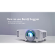 BenQ โปรเจคเตอร์ WXGA Business Projector For Presentation   EW800ST 3,300 ANSI Lumen
