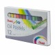 สีชอล์ก 12 สี PHN-12 Pentel