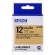 เทปเครื่องพิมพ์ฉลาก Epson LK-4KBM 12 mm อักษรดำบนพื้นทอง (9m)